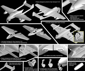 Cyber ​​Hobby 5112 Sea Vampire F.20 1/72 – image 2