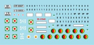 Star Decals 35-C1345 DDR - NVA 4. Numbers &amp;amp; insignia of the East German Nationale Volksarmee 1/35 – Bild 2