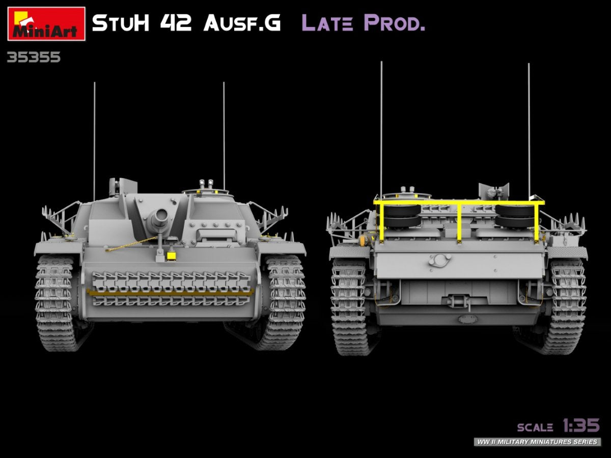 MiniArt 35355 StuH 42 Ausf. G LATE PROD 1/35 – Bild 5