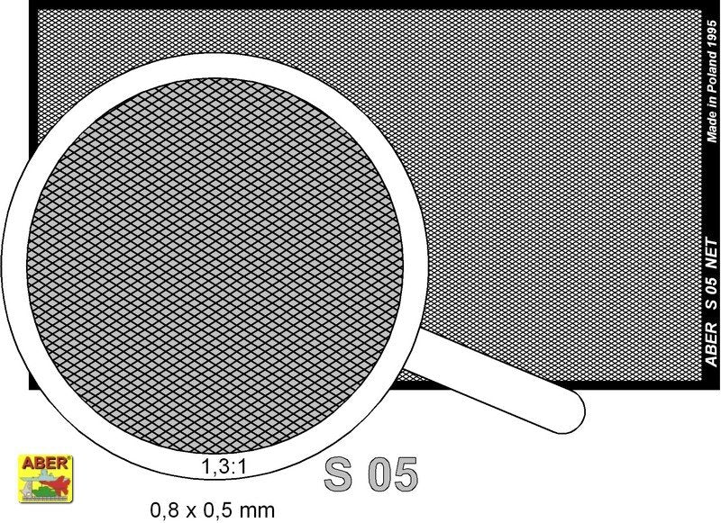 Aber S-05 Net 0.8 x 0.5 mm – obrázek 2