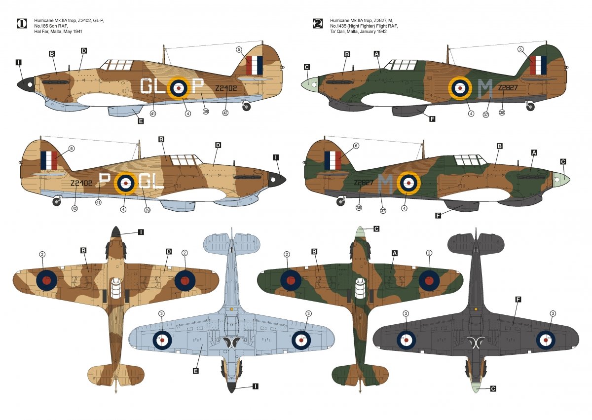 Hobby 2000 48016 Hawker Hurricane Mk.IIA Trop 1/48 – immagine 3