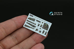 Quinta Studio QD72097 A-6E TRAM Intruder 3D-Printed &amp; coloured Interior on decal paper (Fujimi) 1/72