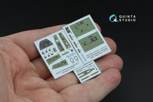 Quinta Studio QD72198 Bristol Beaufighter Mk.X 3D-Printed colored Interior on decal paper (Hasegawa) 1/72 – Bild 3