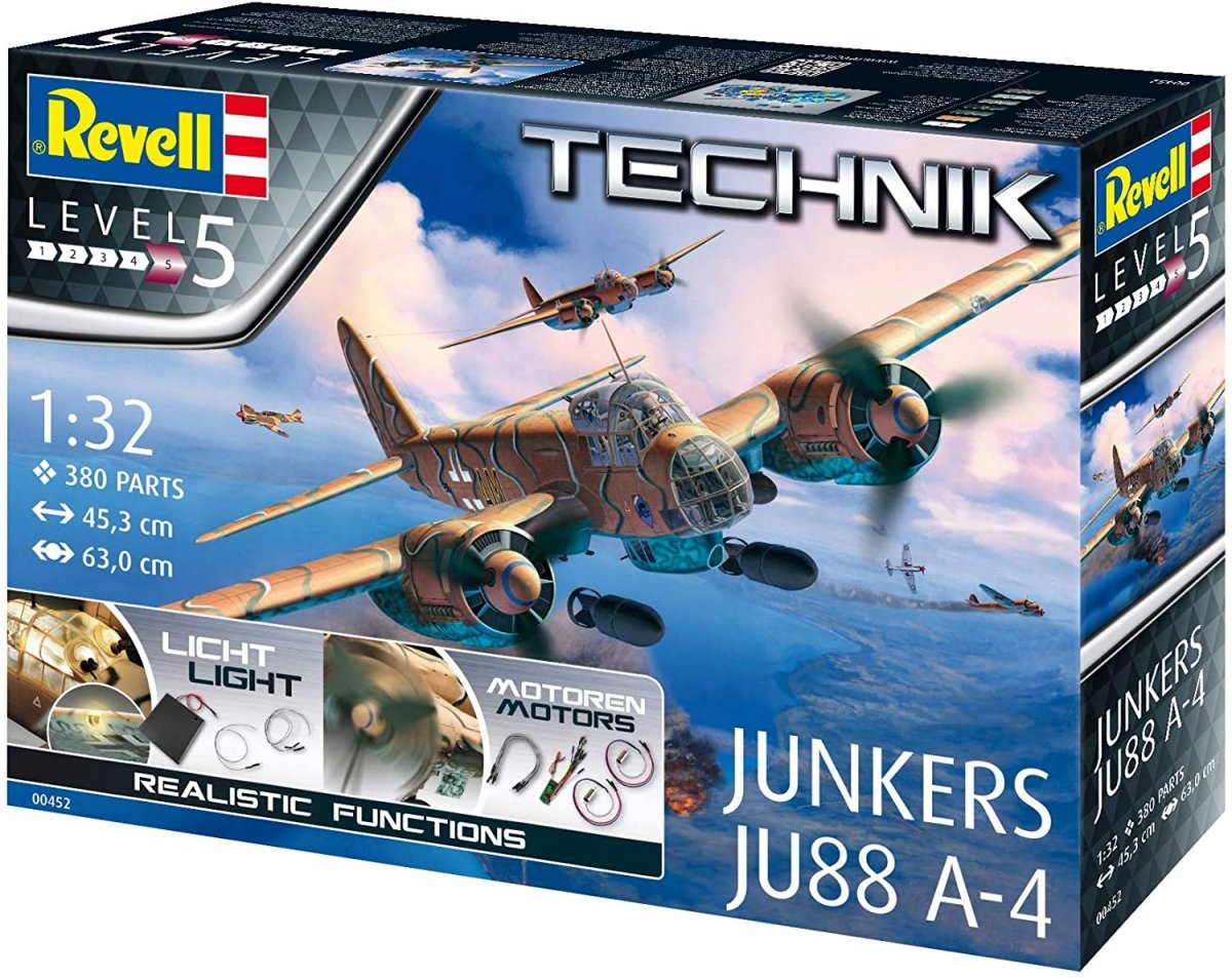 Revell 00452 Junkers Ju88 A-4 Technik 1/32 – immagine 2