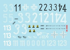 Star Decals 35-C1333 Tiger I. sPzAbt 502 # 1. Initial / Early production Tigers 1942-43. 1/35 – image 2