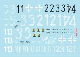 Star Decals 35-C1333 Tiger I. sPzAbt 502 # 1. Initial / Early production Tigers 1942-43. 1/35 – image 2