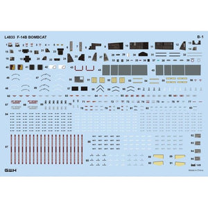 Great Wall Hobby L4833 US Navy F-14B Bombcat 1/48