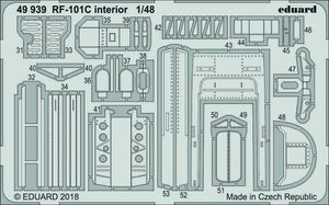Intérieur Eduard 49939 RF-101C 1/48 KITTY HAWK – image 2