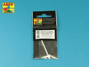 Aber 35L-224 Barrel ROQF Mk.I 76.2mm for Matilda Mk.IIICS with Besa MG barrel (1/35) – image 5