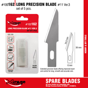 Mirage 100162 Long Precision Blade (5 pcs) – obrázek 2