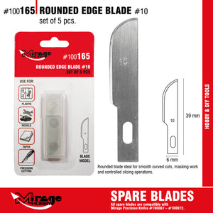 Mirage 100165 Rounded Edge Blade (5 pcs) – image 2