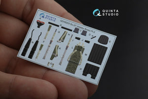 Quinta Studio QD48203 Su-27 3D-Printed &amp;amp; colored Interior on decal paper ( Hobby Boss ) 1/48 – Bild 11