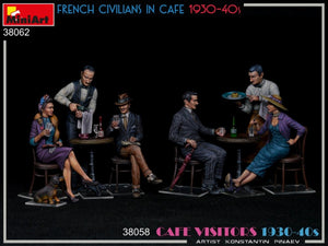 MiniArt 38062 FRENCH CIVILIANS IN CAFE 1930-40S 1/35 – immagine 2