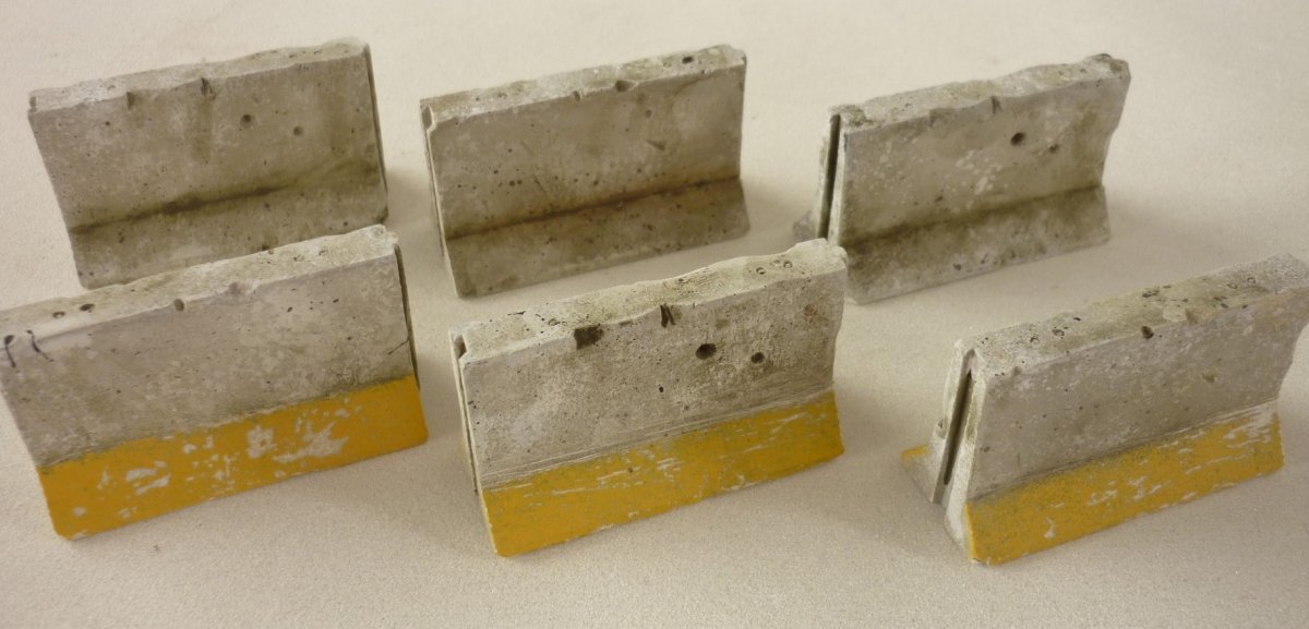 RT-Diorama 35267 Concrete barrier Set No.2 (6 pcs) 1/35 – zdjęcie 6