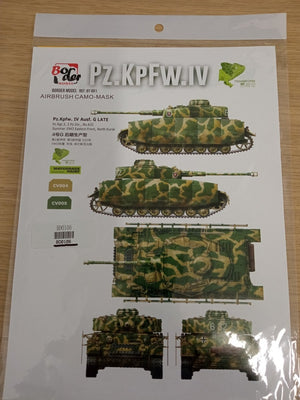 Border Model BD0106 Pz. Kpfw IV Ausf. G Late Masks 1/35