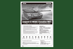 Hobby Boss 84504 Leopard C2 MEXAS (Canadian MBT) 1/35 – obrázek 4