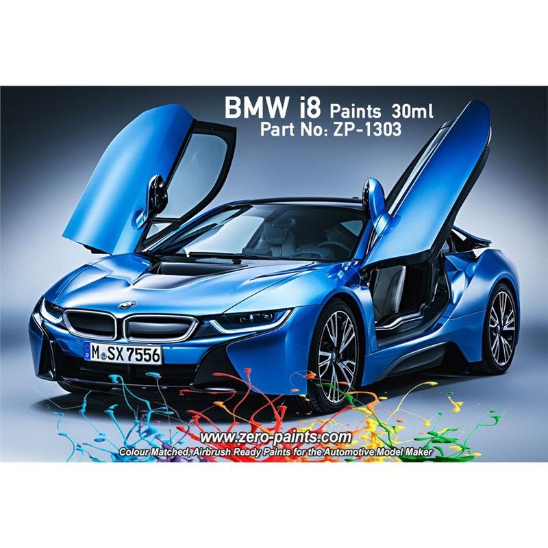 Zero Paints ZP-1303-BL PROTonic Blue with highlight Frozen Gray metallic 30ml – obrázek 2