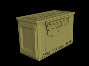 Panzer Art RE35-394 US ammo boxes for 0.5 ammo (metal pattern) 1/35