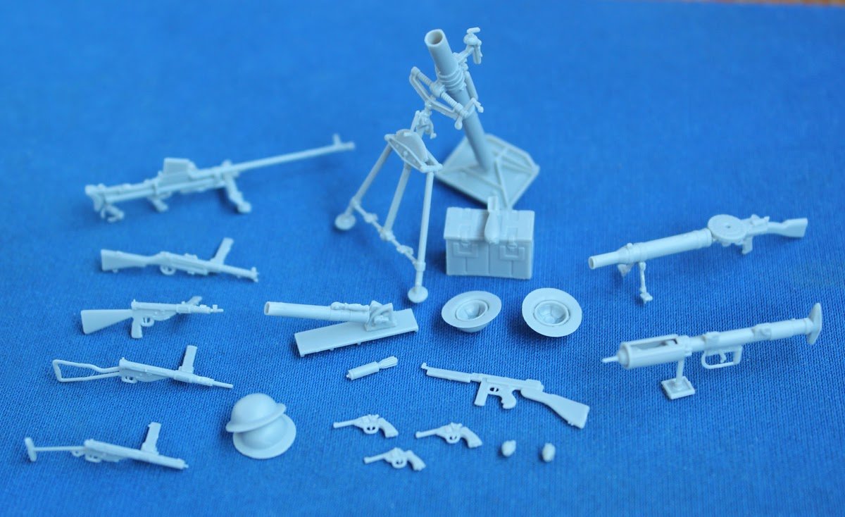 Riich Models RE30010 British Commonwealth Weapon Set A (1939-1945) 1/35 – immagine 2