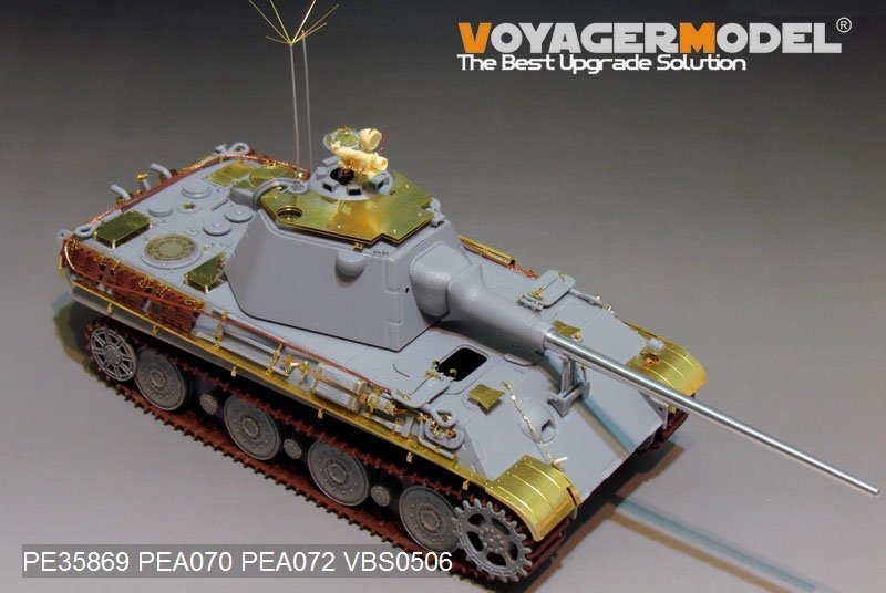 Voyager Model PE35869 WWII German Panther II tank basic for AMUSING HOBBY 1/35 – immagine 3