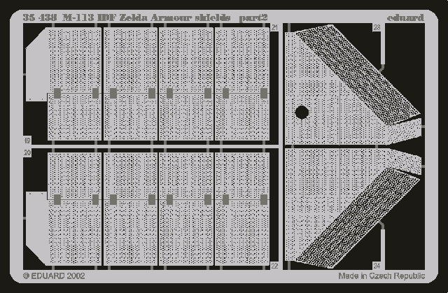 Eduard 35438 M-113 IDF Zelda armor shields 1/35 Academy – Bild 2