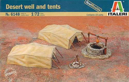Italeri 6148 Desert wells and tents 1/72