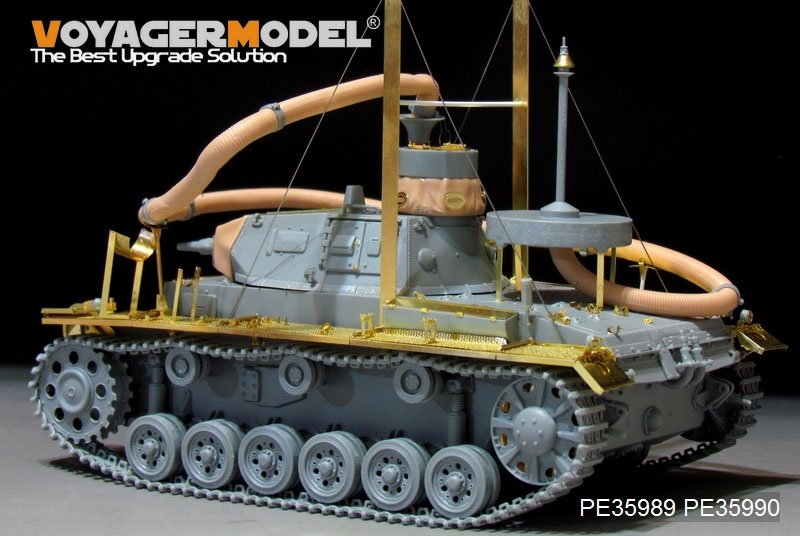 Voyager Model PE35989 WWII German Pz.KPfw.III (T)Ausf.F &amp;quot;Operation Seelowe&amp;quot; Basic For DRAGON 6877/6717 1/35 – obrázek 11