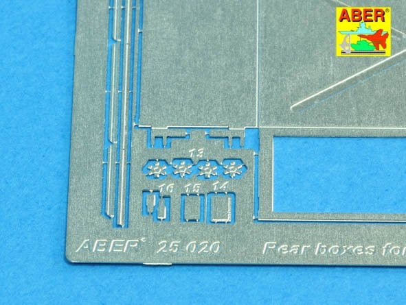 Aber 25020 Rear boxes for (Sd.Kfz. 171) Panther Ausf.A 1/25 – image 6