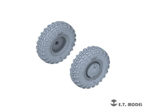 ET Model P35-128 Russian BTR-70 APC Sagged Wheels for Trumpeter kit 1/35 – Bild 2