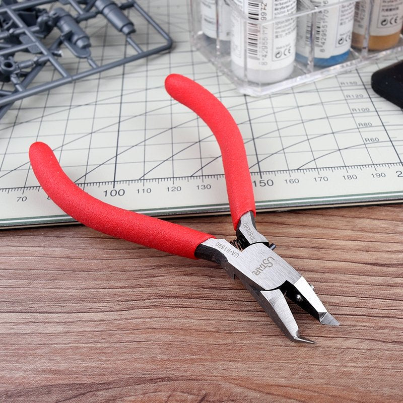 U-Star UA-91590 Ultra thin single edge curved nose cutting pliers – Bild 2