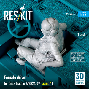 RESKIT RSF72-0065 Female driver for Deck Tractor A/S32A-49 (scene 1) (1 pcs) (3D Printed) 1/72 – image 3