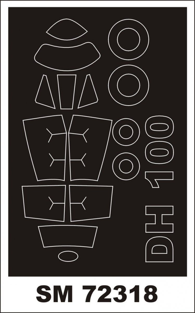 Montex SM72318 DH 100 VAMPIRE SPECIAL HOBBY 1/72