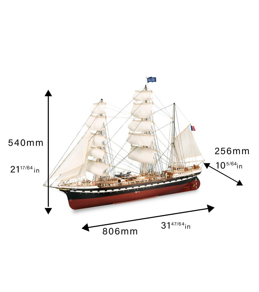 ARTESANIA LATINA 22519 Francuski żaglowiec szkolny Belem 1/75
