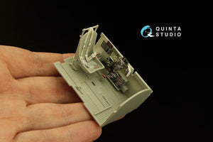 Quinta Studio QD32148 P-47D Thunderbolt Bubbletop Early 3D-Printed &amp;amp; colored Interior on decal paper (Trumpeter) 1/32 – imagen 6