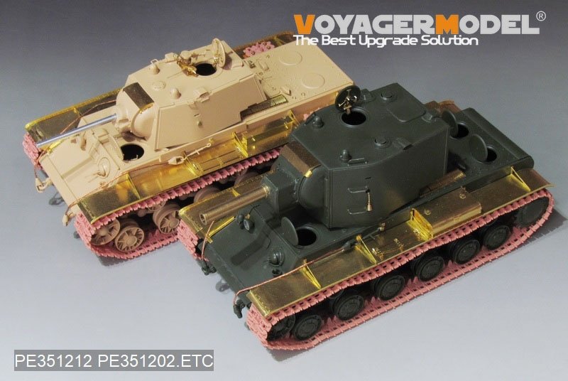 Voyager Model PE351212 WWII Russian KV-1 Mod.1942 Basic B ver include Gun Barrel (For RFM 5041) 1/35 – immagine 4