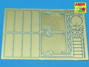 Aber 35A012 Side fenders for Tiger I, E/ H1 (1/35)