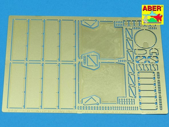 Aber 35A012 Side fenders for Tiger I, E/ H1 (1/35)
