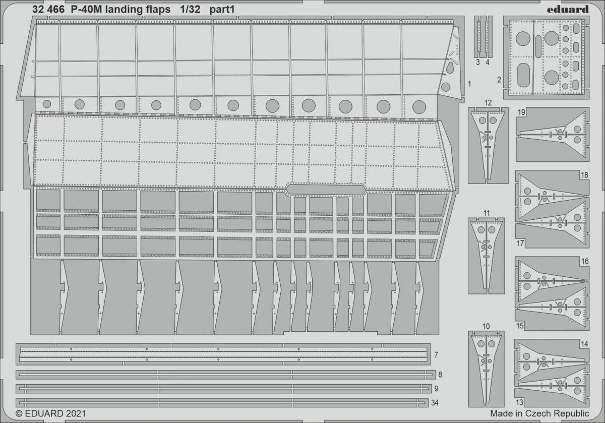 Eduard BIG33134 P-40M part II 1/32 – imagen 2