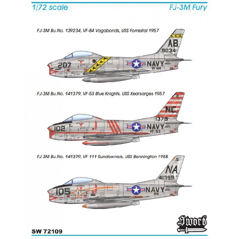 Sword 72109 FJ-3M Fury 1/72 – image 2