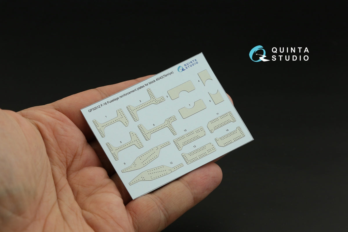 Quinta Studio QP32012 F-16 block 40/42 reinforcement plates (Tamiya) 1/32 – image 2