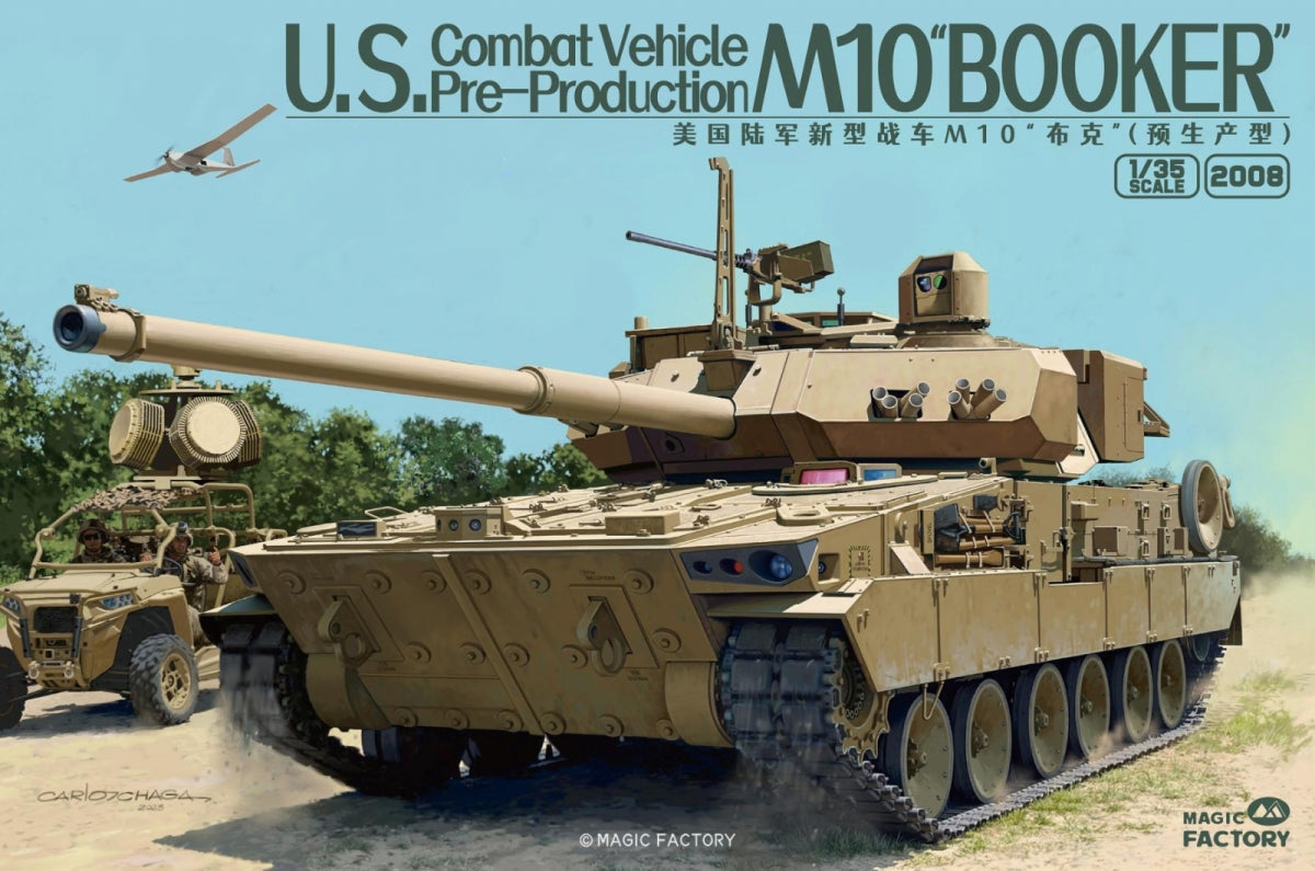 Magic Factory 2008 US Combat Vehicle M10 “Booker” 1/35