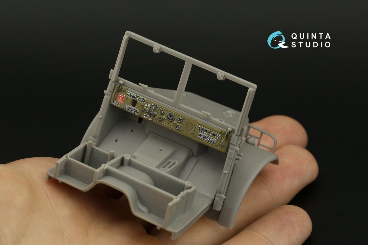 Quinta Studio QD35061 Dodge M37 3D-Printed &amp;amp; colored Interior on decal paper (Roden) 1/35 – image 10