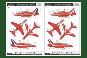 Hobby Boss 81738 RAF Red Arrows Hawk T MK.1/1A 1/48 – obrázek 2
