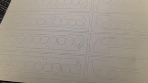 Omask 64009 Bf Fw 190 A2/3/4 masks for control surfaces (for Eduard) 1/48 – Bild 2