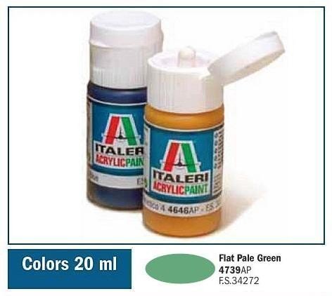 Italeri 4739AP FLAT PALE GREEN 20ml