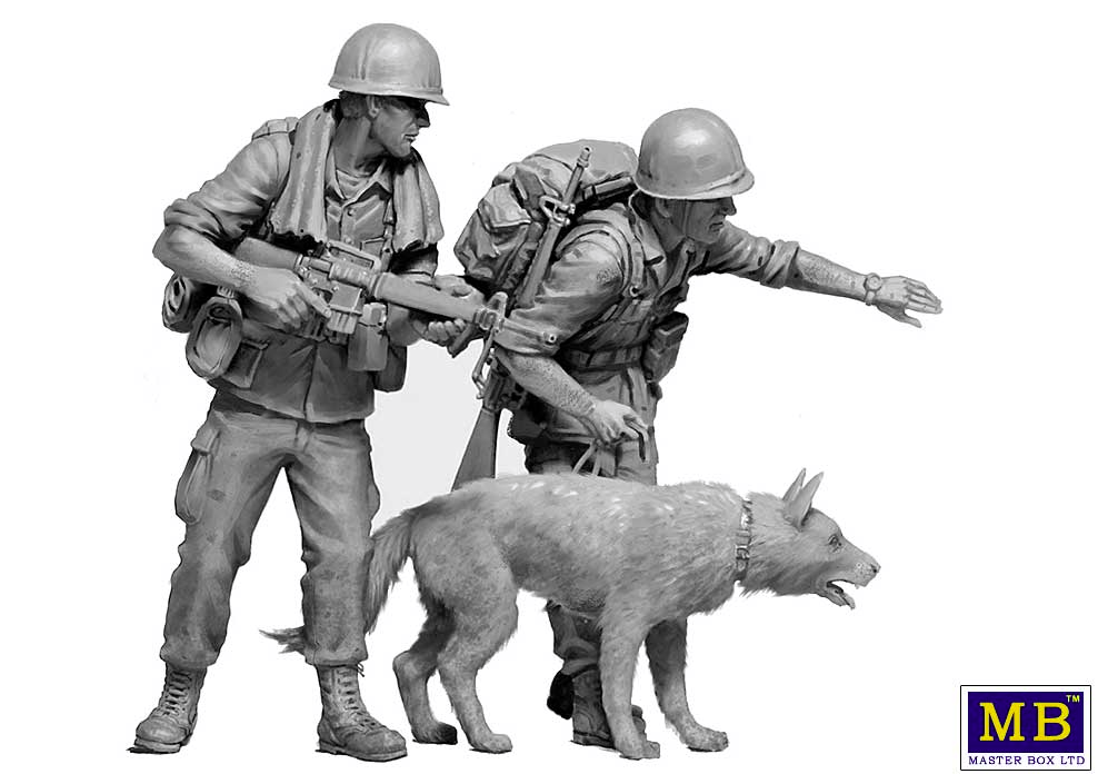 Master Box 35238 Dog Patrol Vietnam War Series 1/35 – image 5