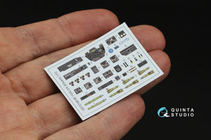 Quinta Studio QD72188 Bf 110G2/4 3D-Printed &amp;amp; colored Interior on decal paper (Eduard) 1/72 – Bild 5