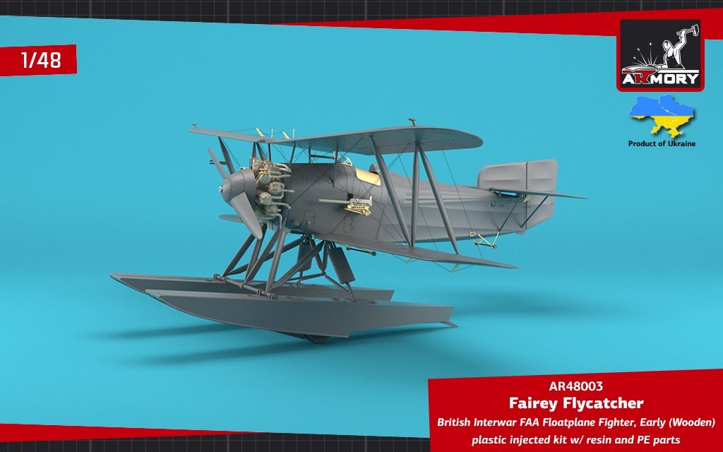 Armory Models 48003 Fairey Flycatcher British FAA Inter-War Floatplane Fighter, on Wooden Floats 1/48 – image 14