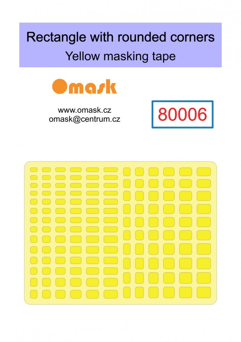 Omask X8002 Universal set 2 - yellow mask (80003, 80004, 80005, 80006, 80009) – image 4
