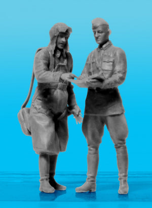 ICM 32102 VVS RKKA Pilots 1939-1942 3 figures 1/32 – immagine 3